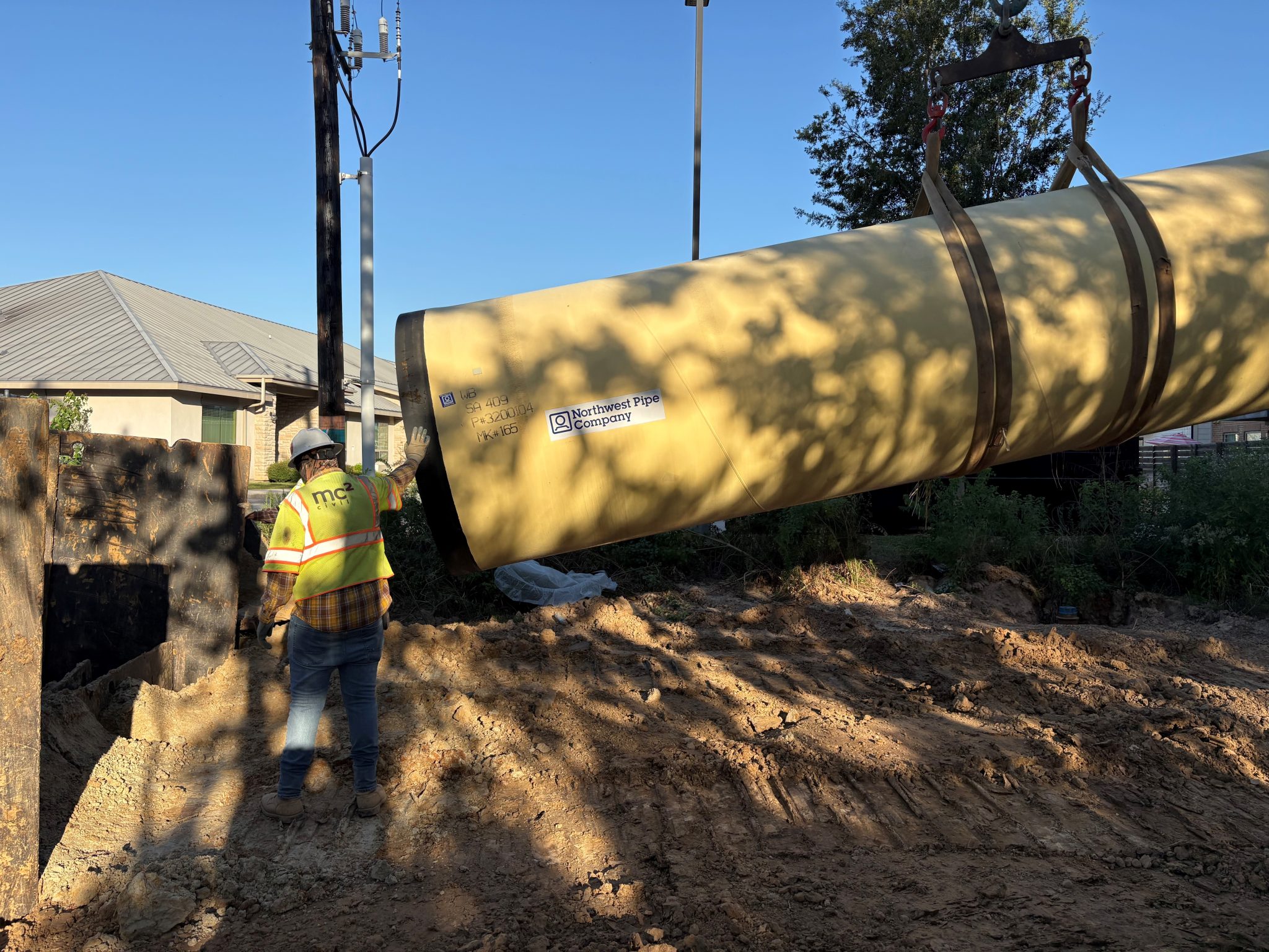 KM6 – Installing Pipe MK #165 – September 2025