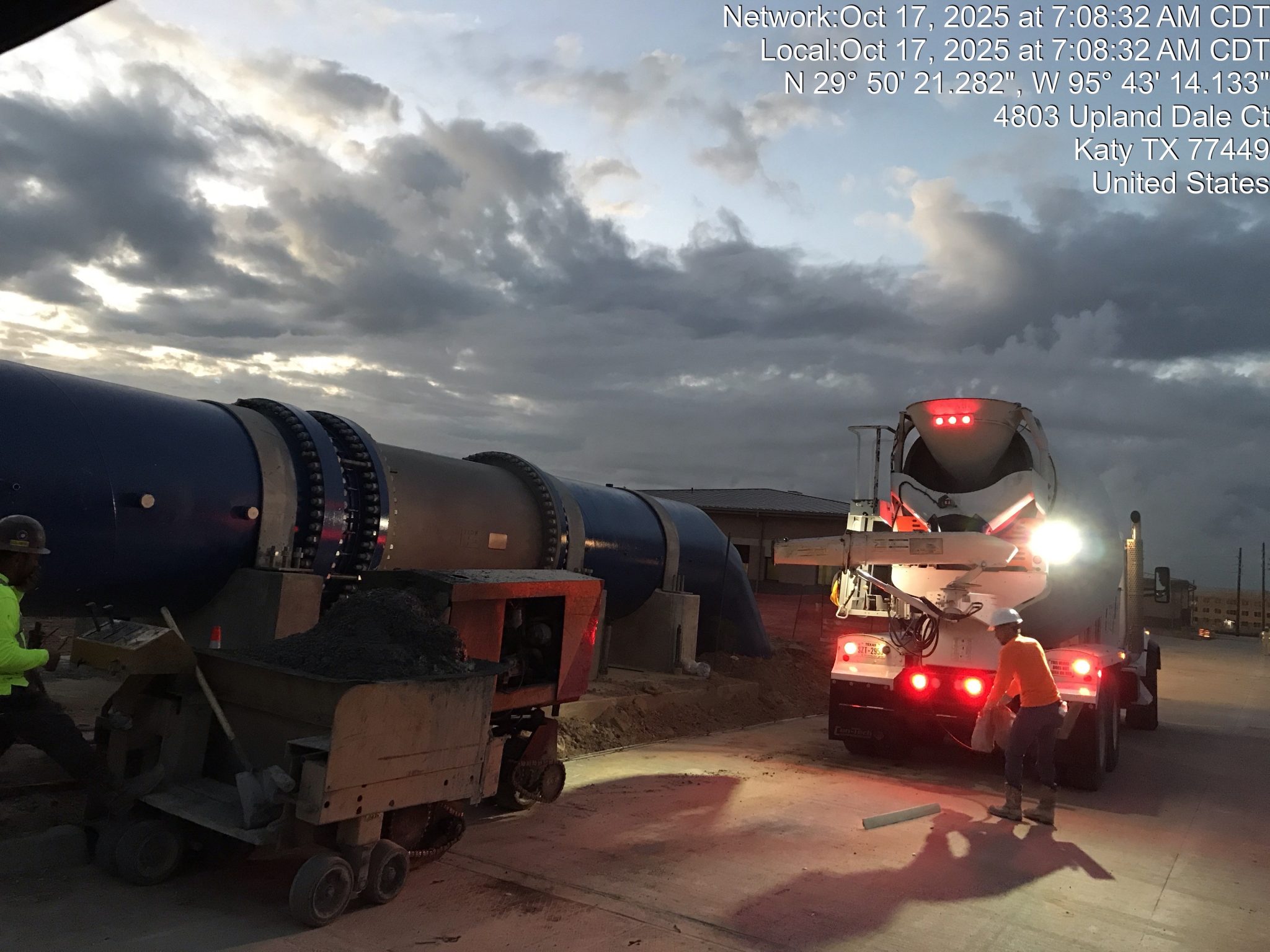 CPS – Concrete Placement of the Curbs – October 2025