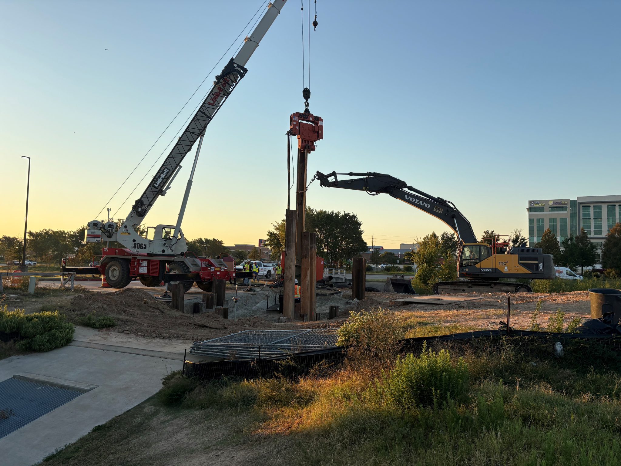 KM6 – Backfilling at IH-10 North Shaft – October 2025