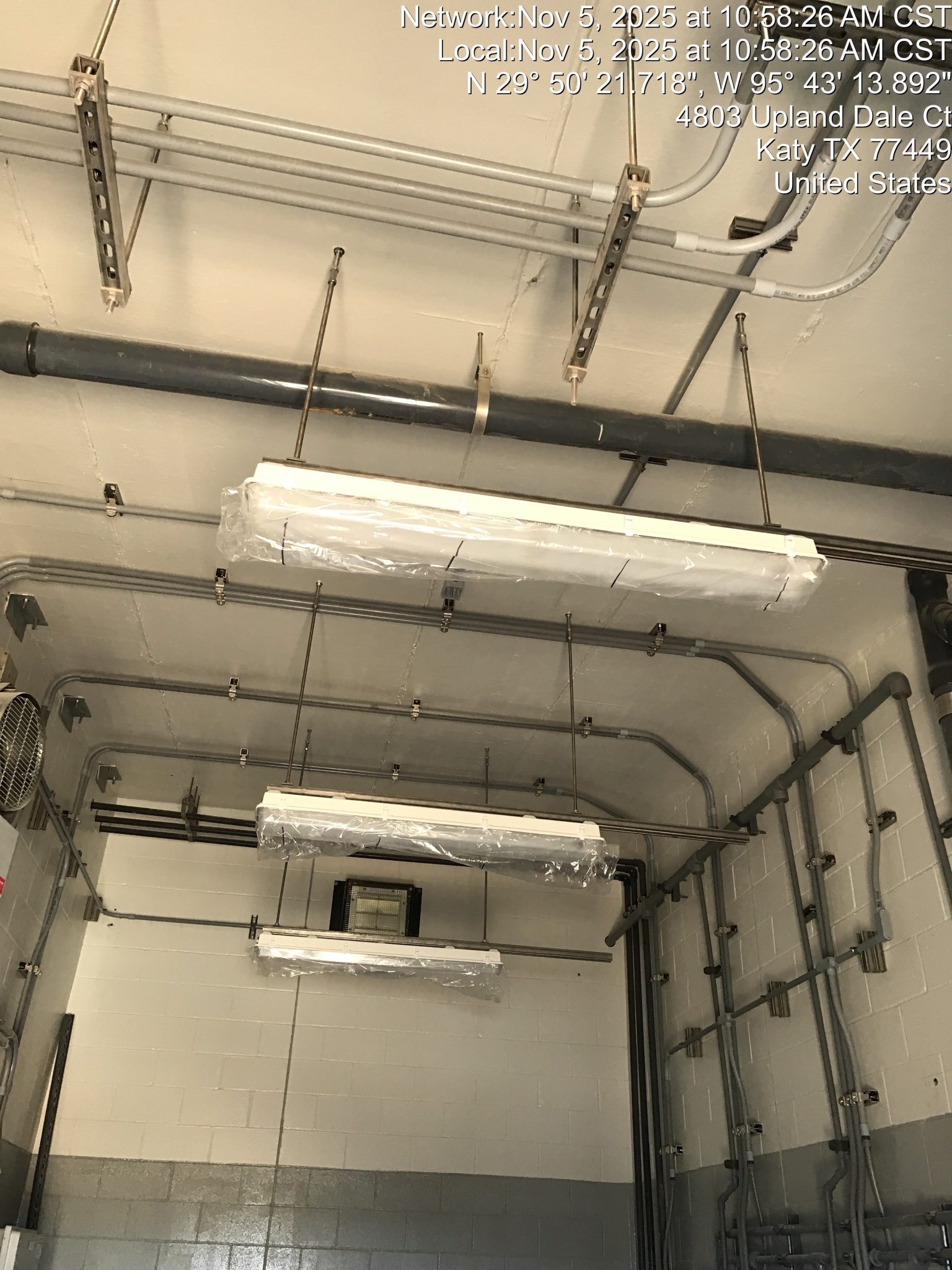 CPS – Chemical Bldg. Lighting and Overhead Conduits – November 2025