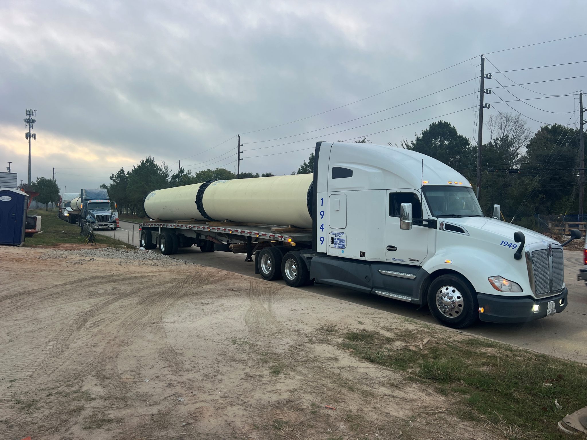 KM-5 – Receiving 66-Inch Pipe – November 2025