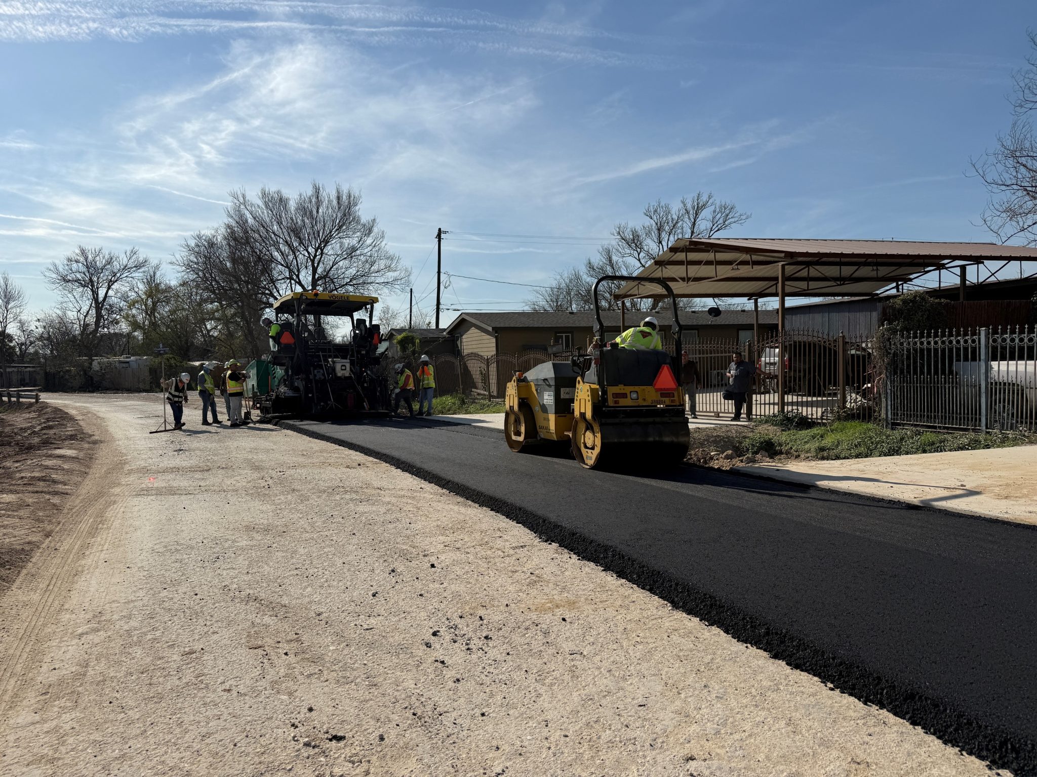 A1-A2 – Asphalt Placement on Shady Lane January 2026