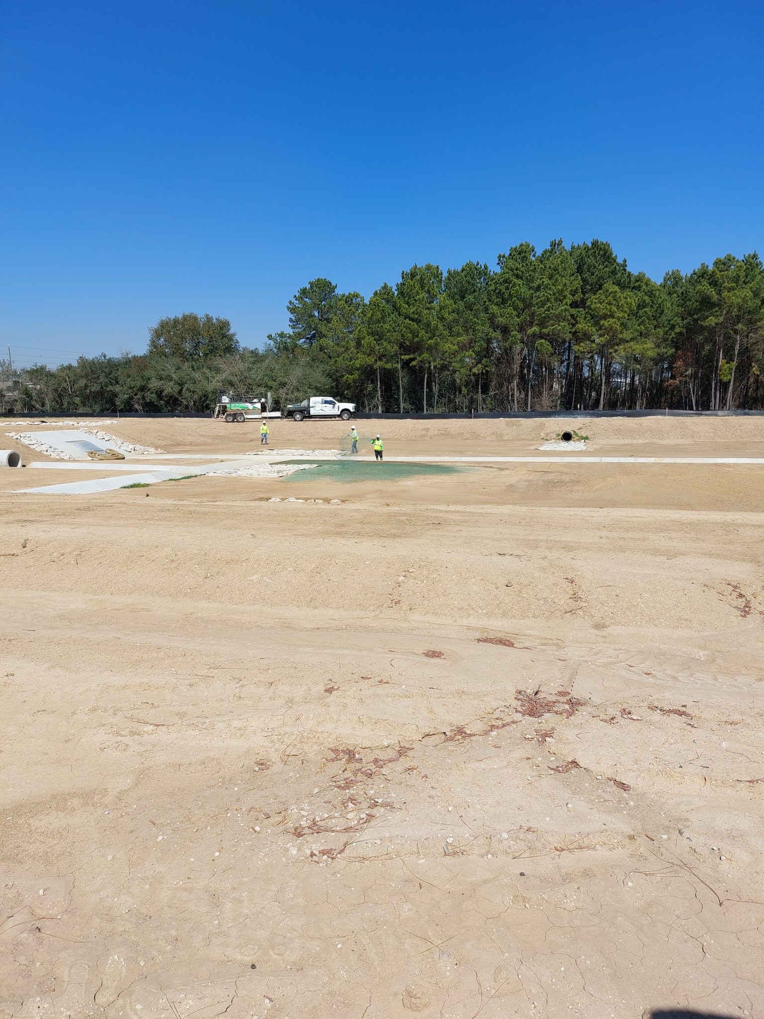 I-10MS – Hydromulching Detention Pond – February 2026