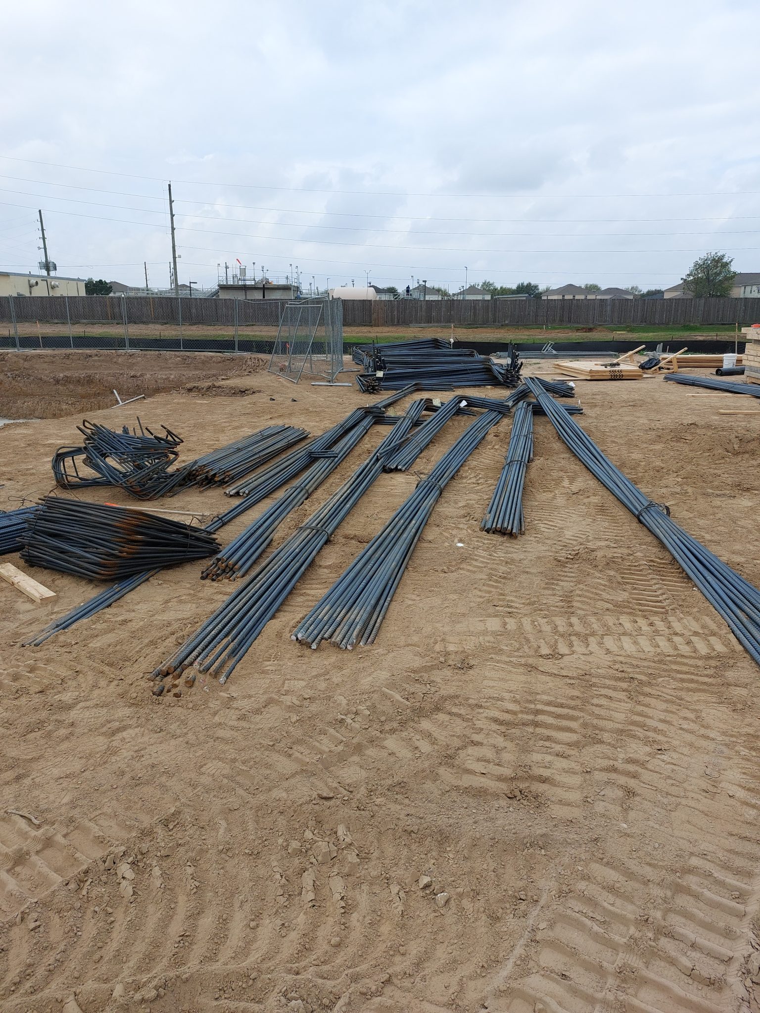 I-10MS – Rebar On-Site for Meter Station Foundation – February 2026