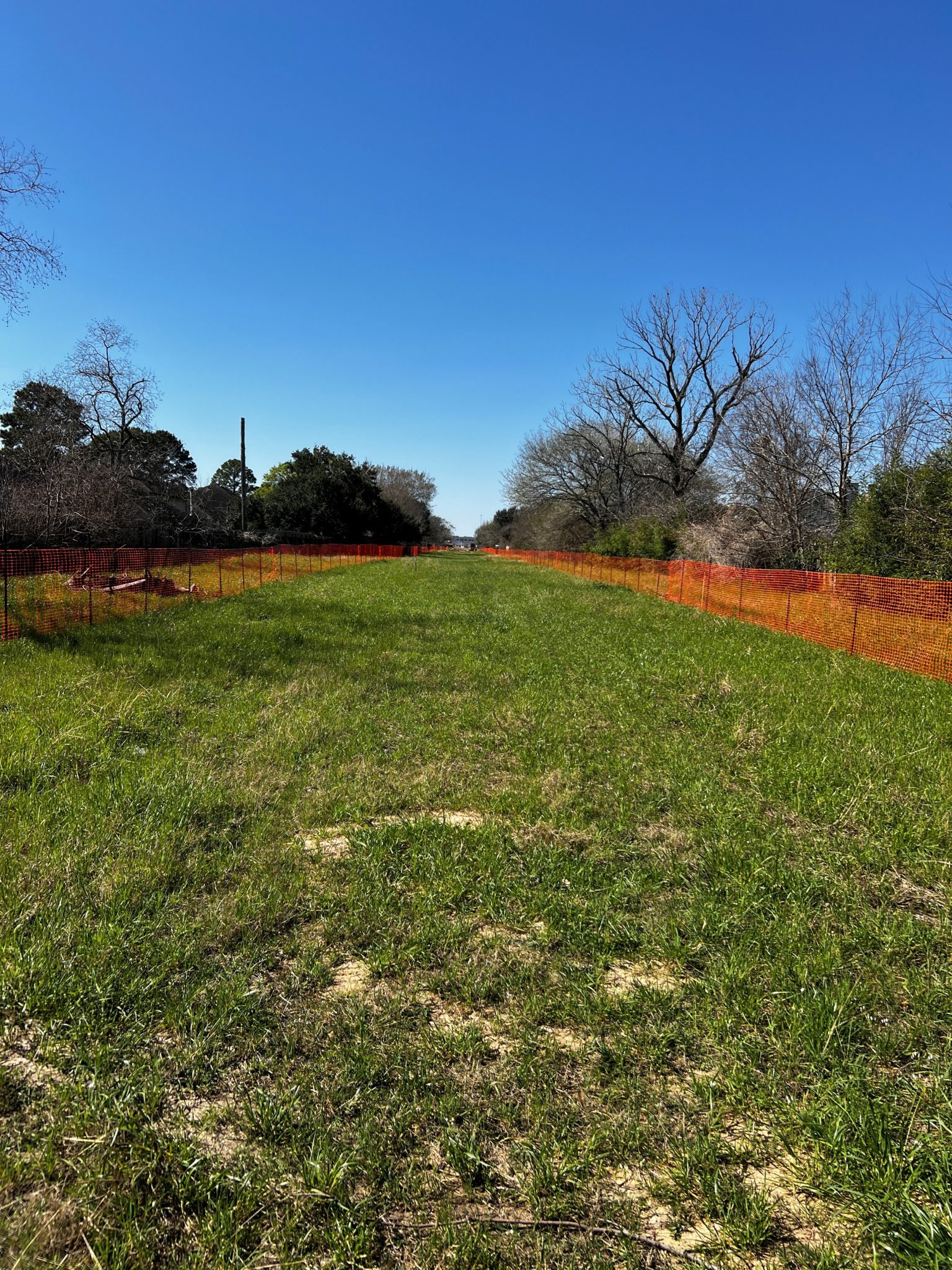 KM-3 – Installed Orange Safety Fencing, StabilizedAccess Points, and RFB – February 2026