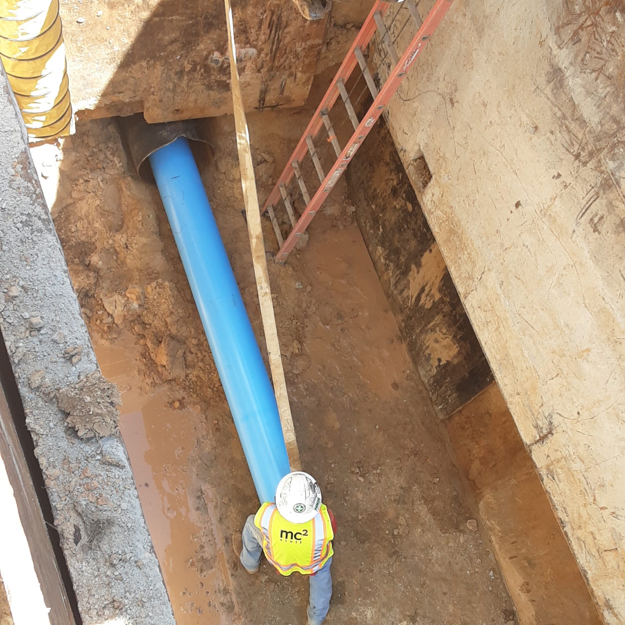 KM-2 – Installing 12-inch Waterline in Auger Bore – May 2026