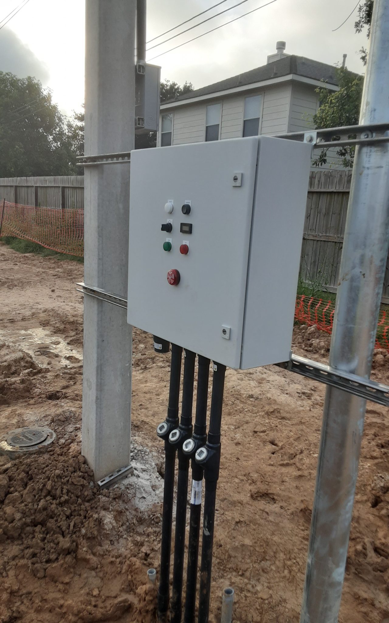 KM-2 – Working on Control Cabinet at Meter Vault – May 2026